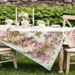 April Cornell Tablecloth Spring Gathering 54x54